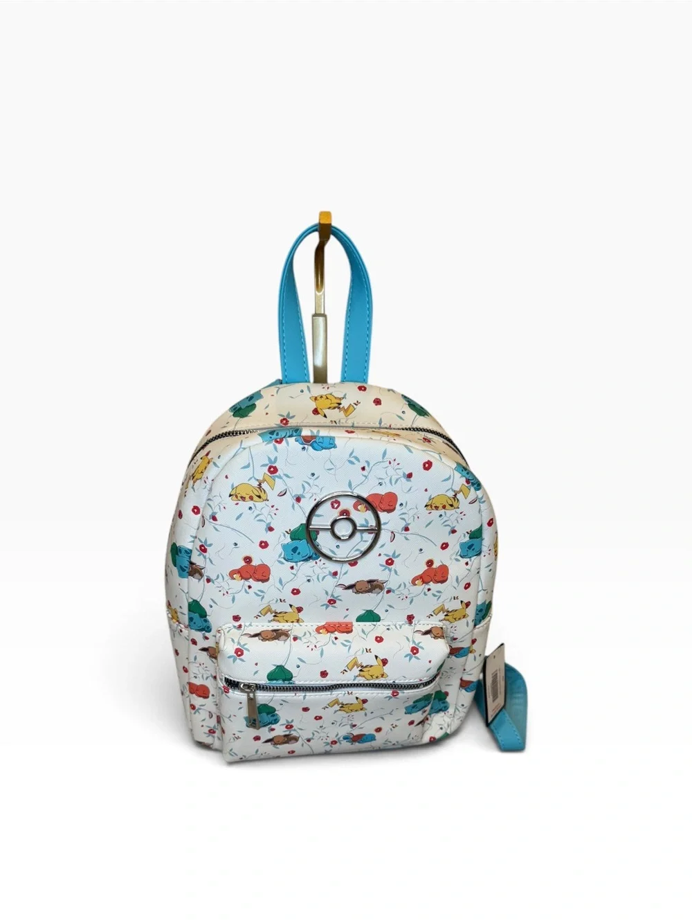 NWT Bioworld Pokémon Sleeping Starters Floral Mini Backpack Poké Ball